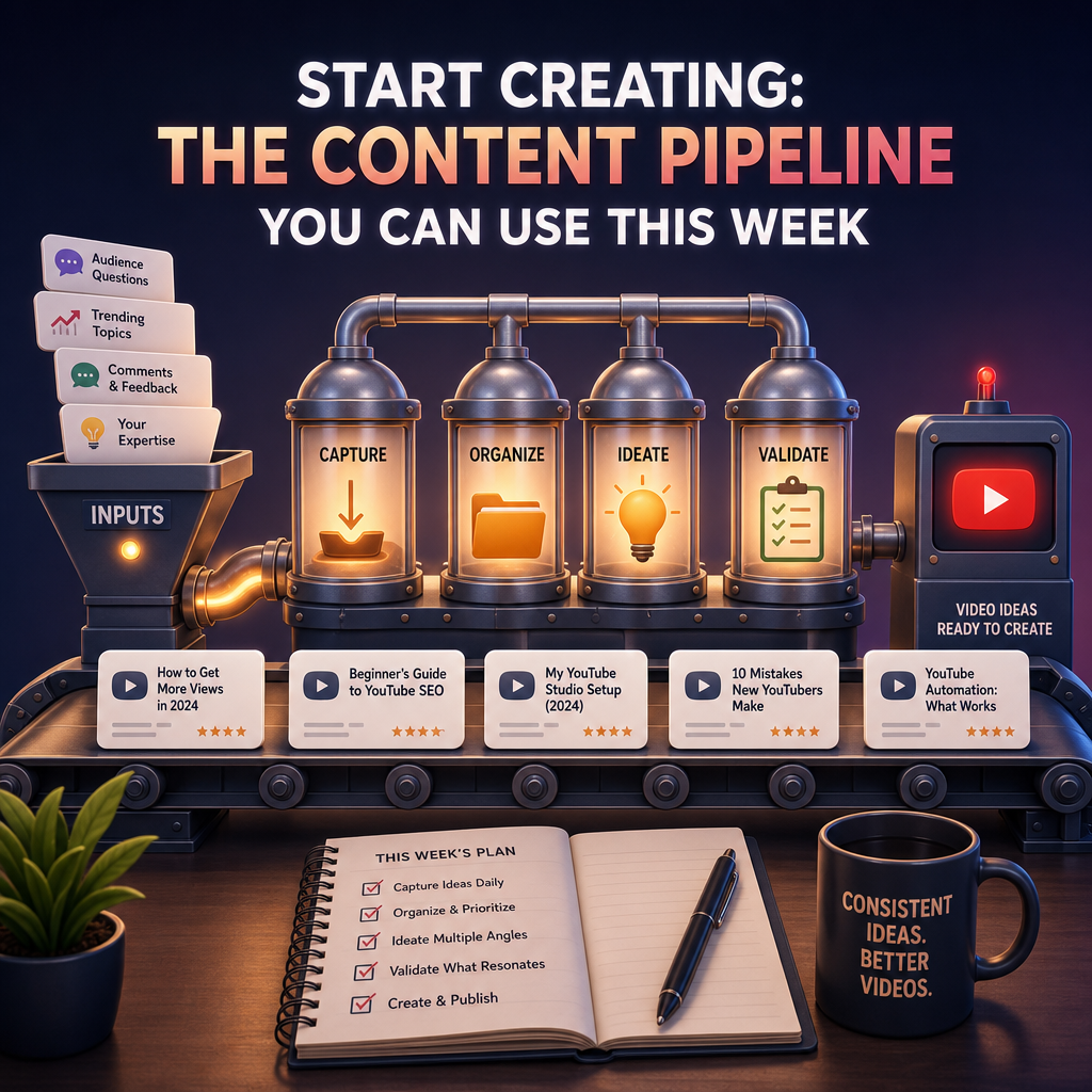 Start Creating: The Content Pipeline You Can Use This Week