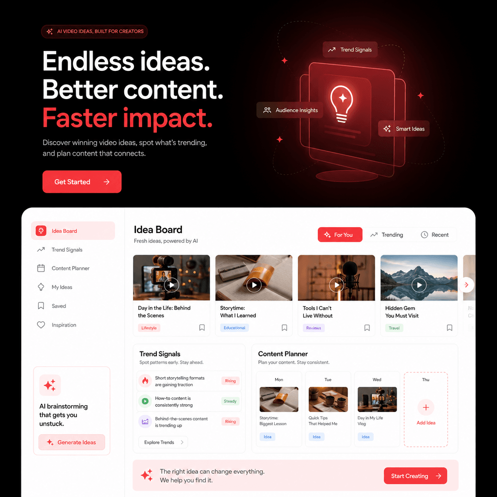 GapTube.ai — Find Trending YouTube Video Ideas with AI visual 3
