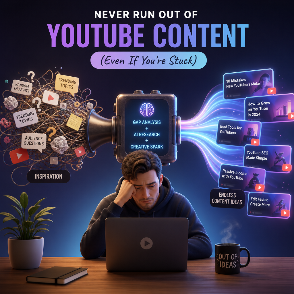 Never Run Out of YouTube Content (Even If You’re Stuck)