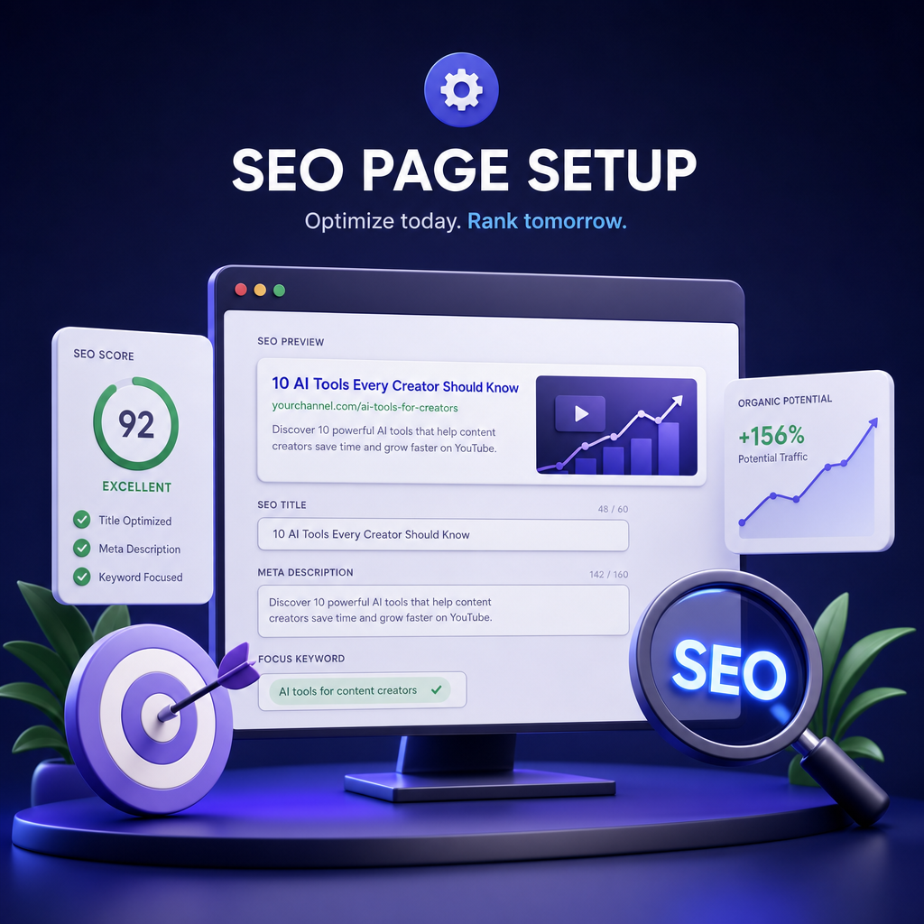SEO Page Setup