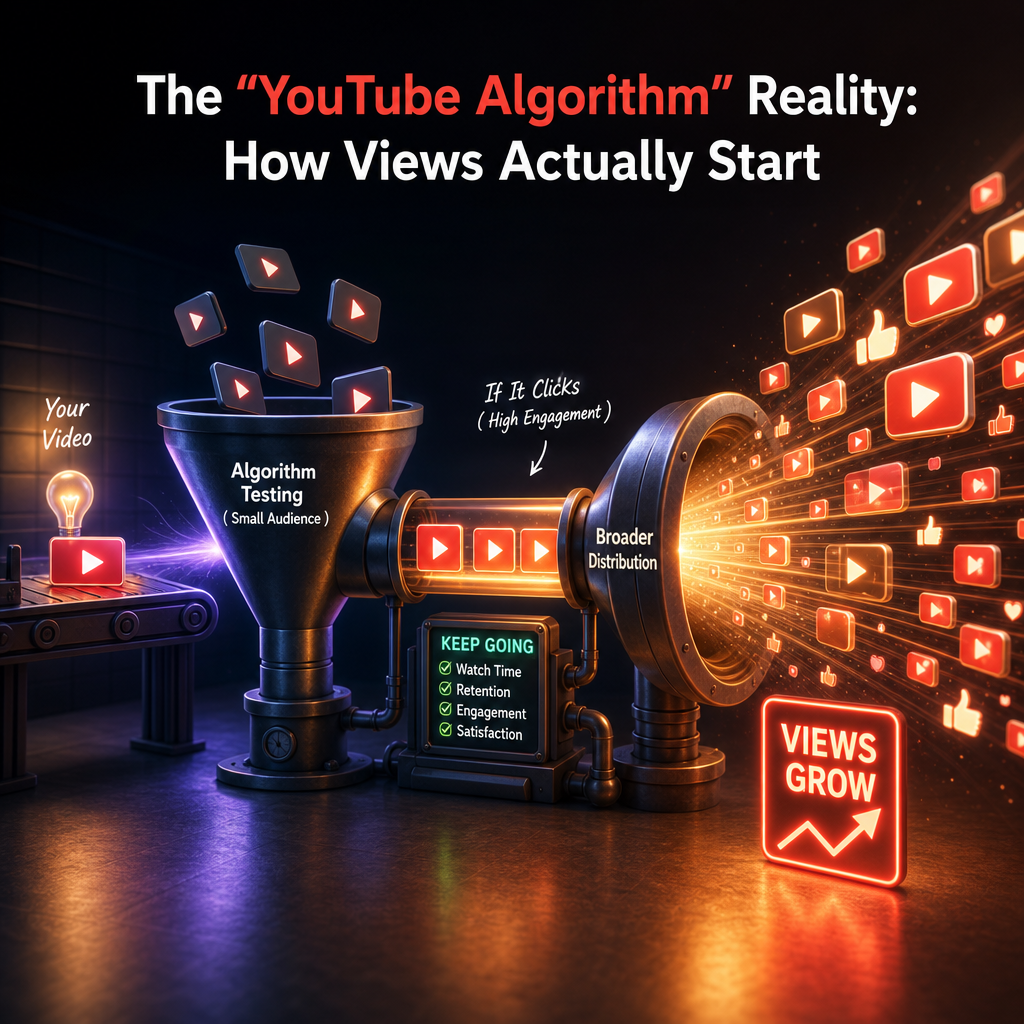 The “YouTube Algorithm” Reality: How Views Actually Start
