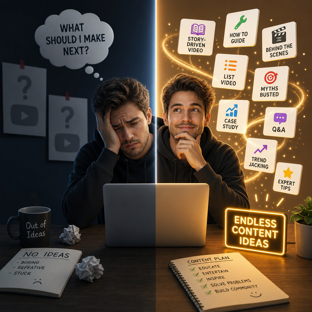 Why Most Creators “Run Out of Content” (and What to Do Instead)