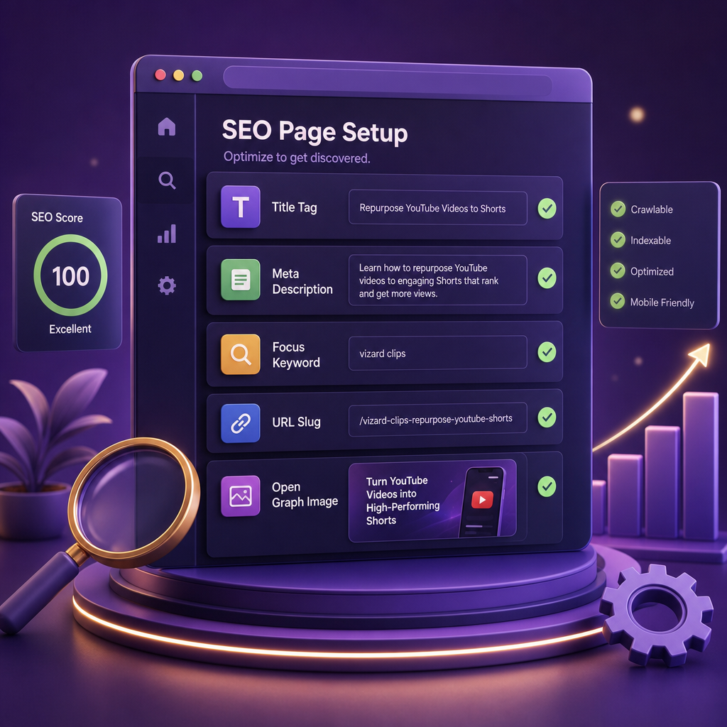 SEO Page Setup
