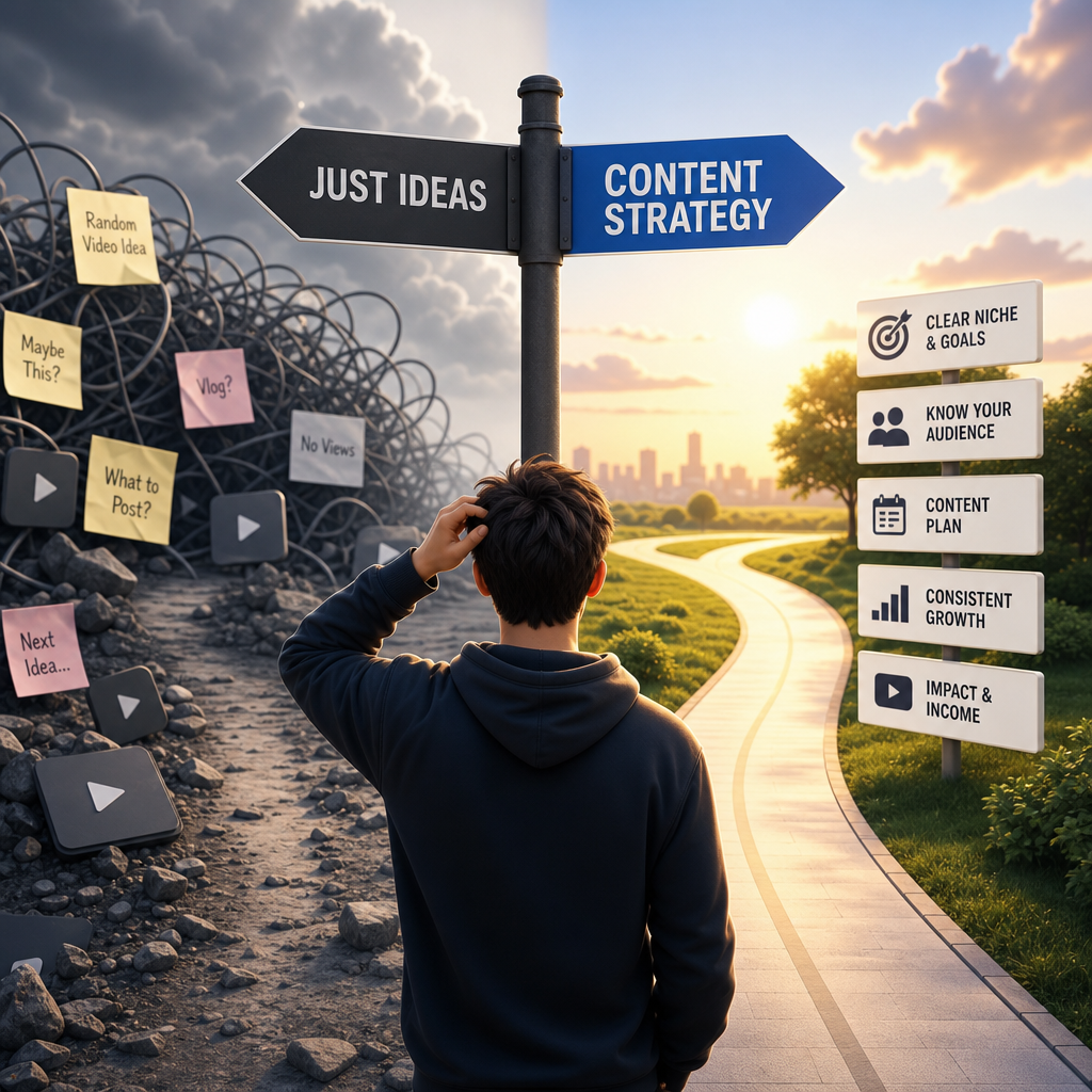 1) Why Beginners Need a Content Strategy (Not Just Ideas)