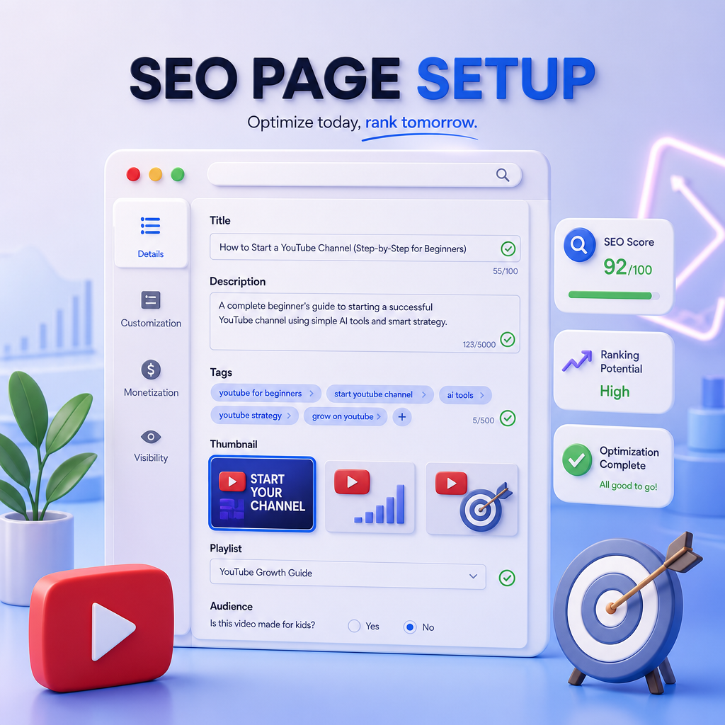 SEO Page Setup